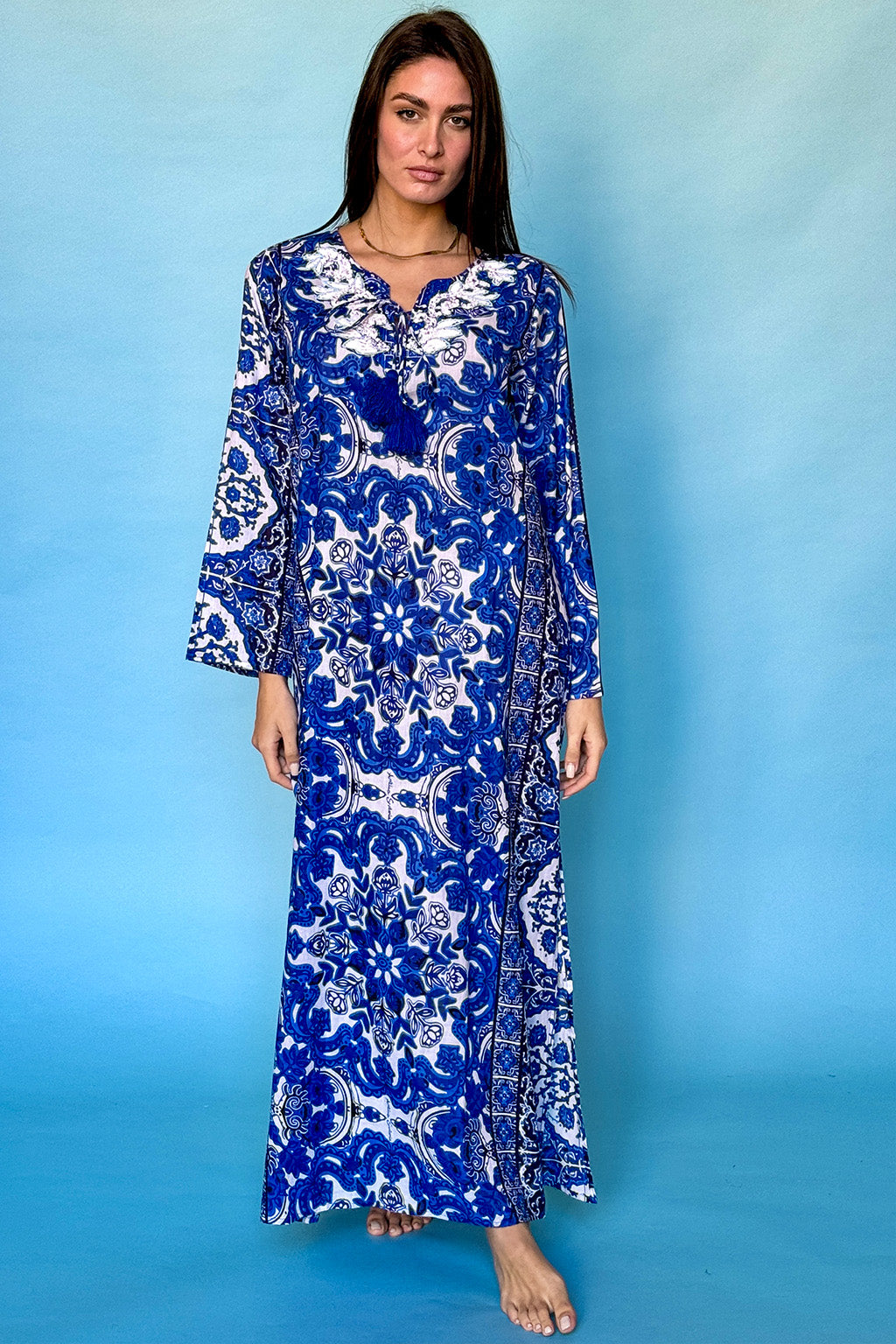 Estate Donne Vintage Manica Lunga Allentato Prendisole - Foto 7