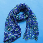 Antica Sartoria Positano By Giacomo Cinque Foulard DONNA Colore BLU Taglia ONE SIZE