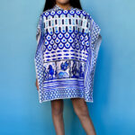 Antica Sartoria Positano By Giacomo Cinque PONCHO BAMBINA Colore BLU Taglia ONE SIZE