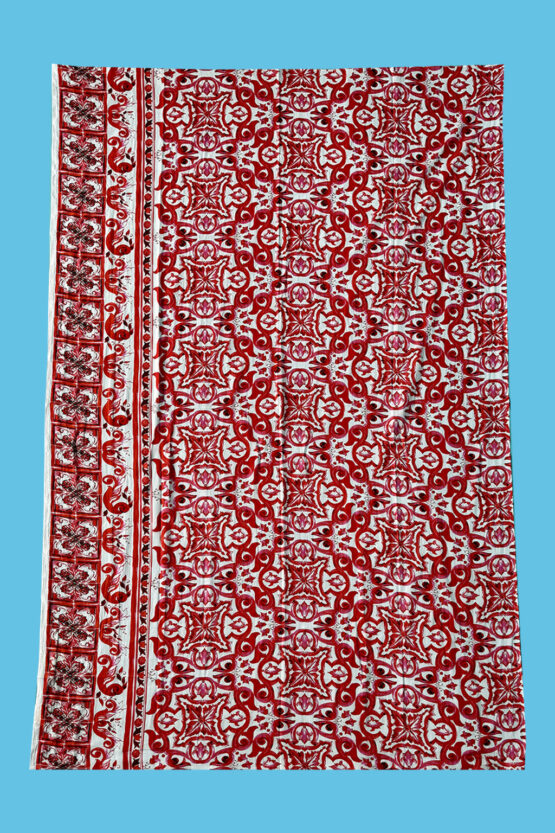 Antica Sartoria Positano By Giacomo Cinque Foulard LEONI AL SOLE Colore ROSSO Taglia ONE SIZE