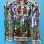 Antica Sartoria Positano By Giacomo Cinque PONCHO DONNA Colore VIOLA Taglia ONE SIZE