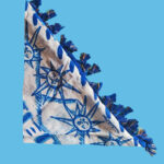 Antica Sartoria Positano By Giacomo Cinque Foulard DONNA Colore BLU Taglia ONE SIZE