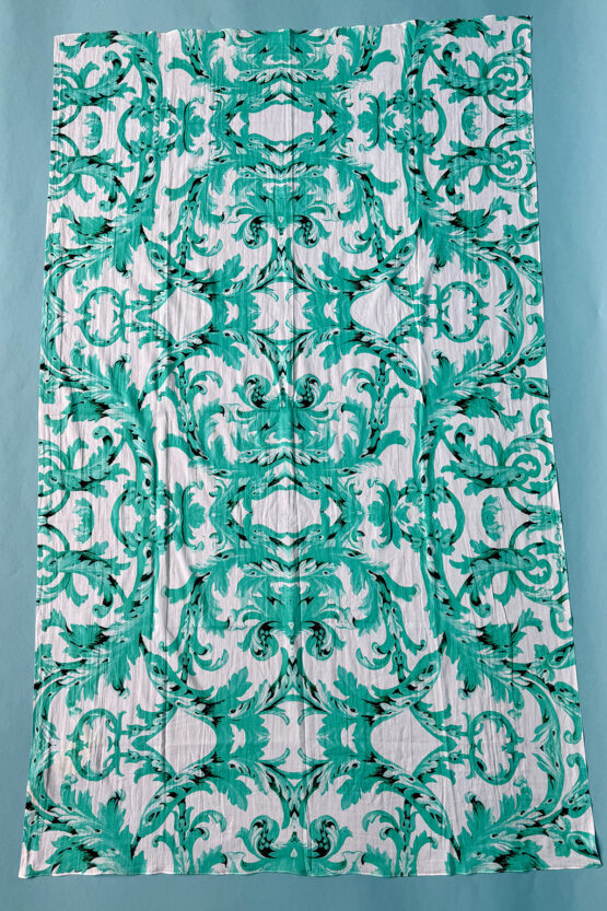 Antica Sartoria Positano By Giacomo Cinque Foulard LEONI AL SOLE Colore TURCHESE Taglia ONE SIZE