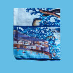 Antica Sartoria Positano By Giacomo Cinque Foulard DONNA Colore BLU Taglia ONE SIZE